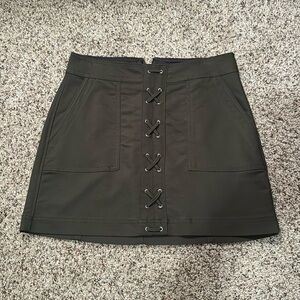 Olive Green high waisted skirt